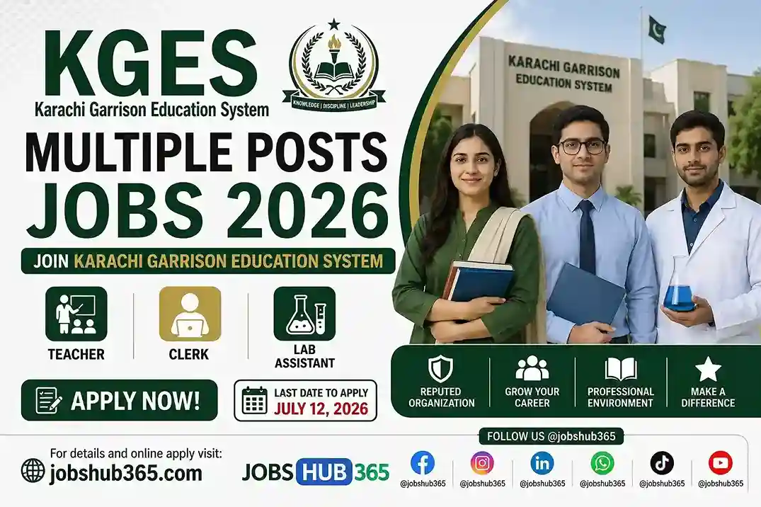 KGES Multiple Posts Jobs 2026 – Urgent School Vacancies⏳ Last Date: July 12, 2026