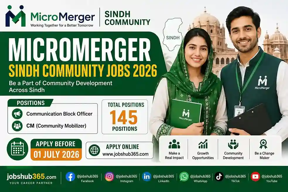MicroMerger Sindh Community Jobs 2026 – Exciting Sindh Community Careers⏳ Last Date: N/A