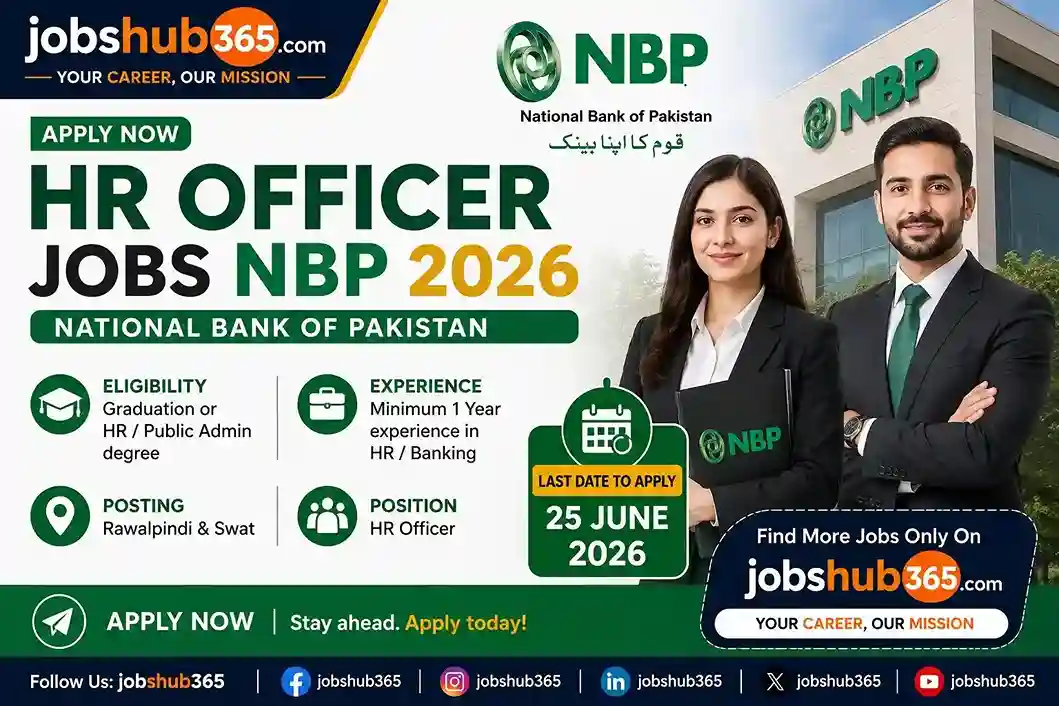 HR Officer Jobs NBP 2026 | Rewarding Banking Career at NBP⏳ Last Date: 25 June 2026