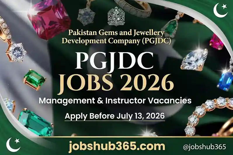 Pakistan Gems and Jewellery Development Company Jobs 2026⏳ Last Date: within 15 days